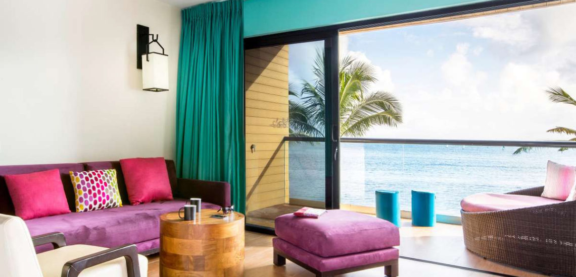 Club Med Cancun Yucatan, Mexique - Vue d'une chambre Deluxe avec balcon donnant sur la mer