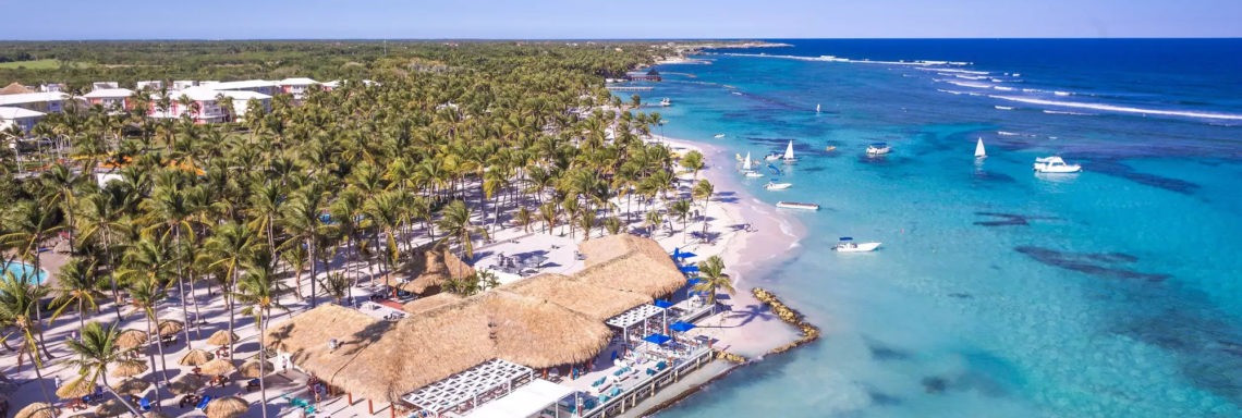 Club Med Punta Cana, en République Dominicaine -  Vue aérienne du complexe dans son entièreté